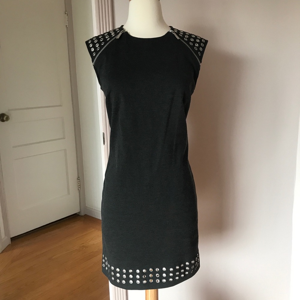 Michael Kors Shift Dress with Grommet Detail